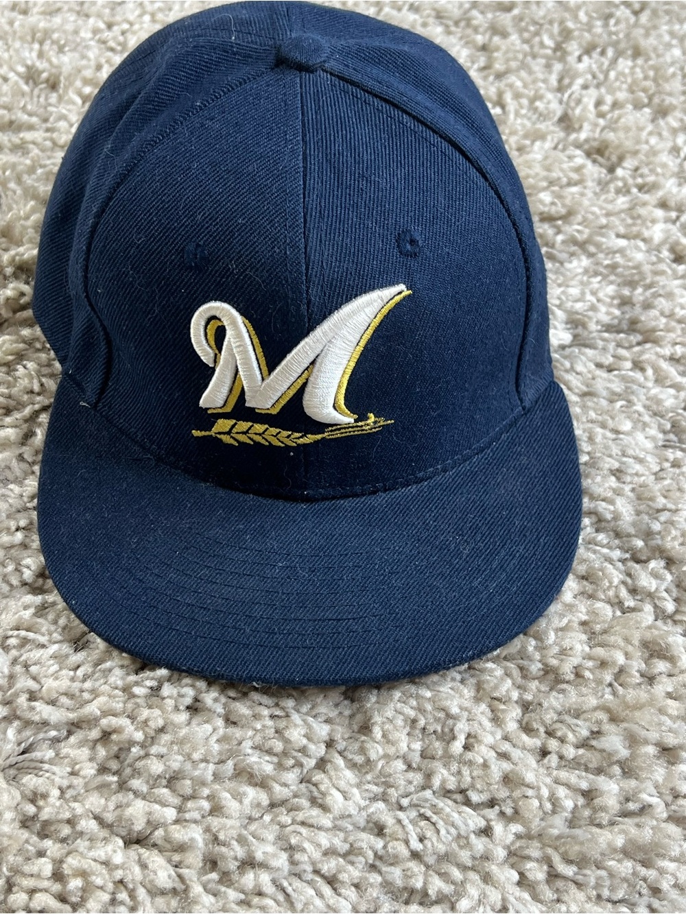 Milwaukee Brewers New Era Navy Baseball Cap 7 1/4